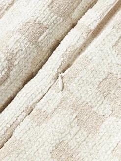 Cuscino in viscosa con motivo jacquard Contia