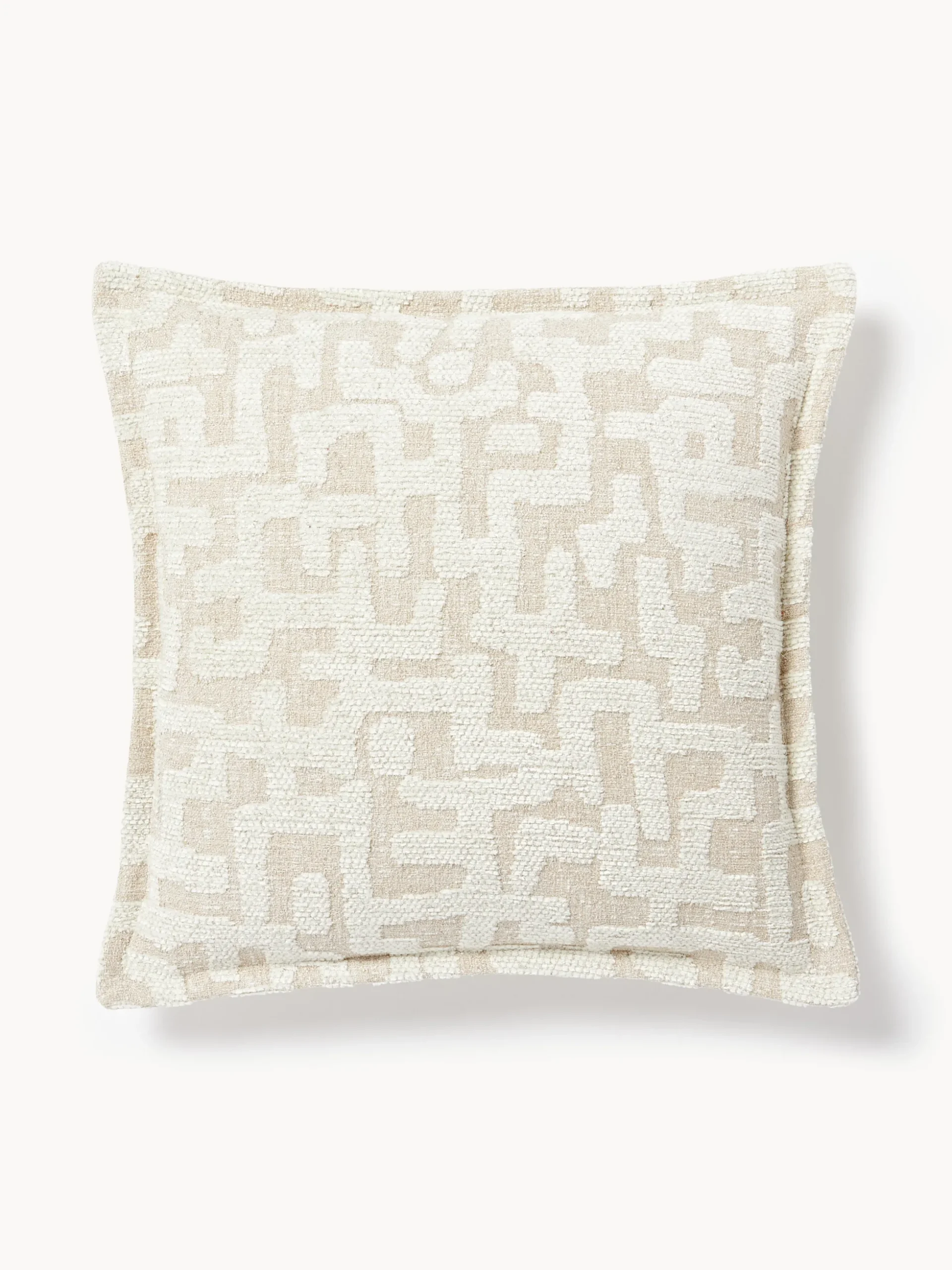 Cuscino in viscosa con motivo jacquard Contia