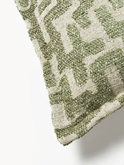 Cuscino in viscosa con motivo jacquard Contia