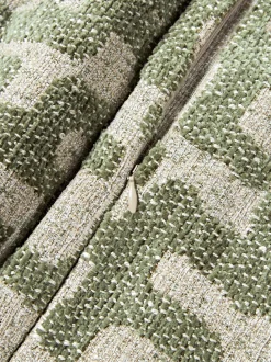 Cuscino in viscosa con motivo jacquard Contia
