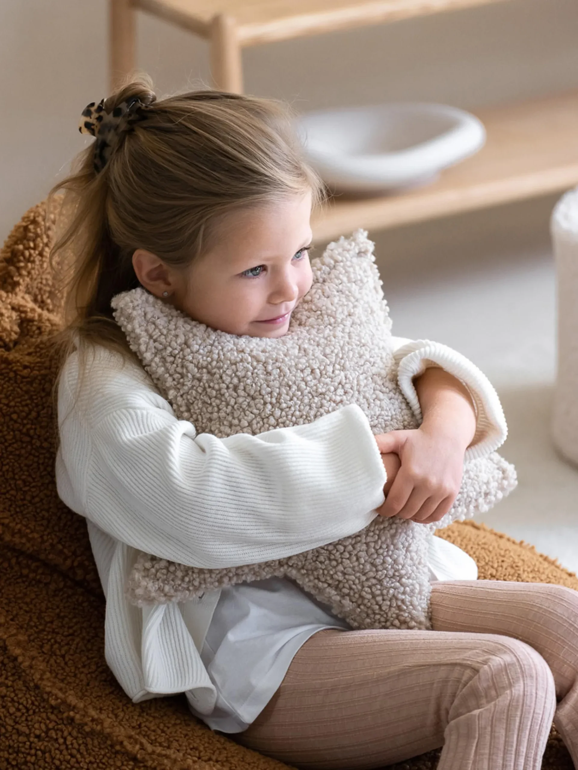 Cuscino morbido per bambini in teddy Star