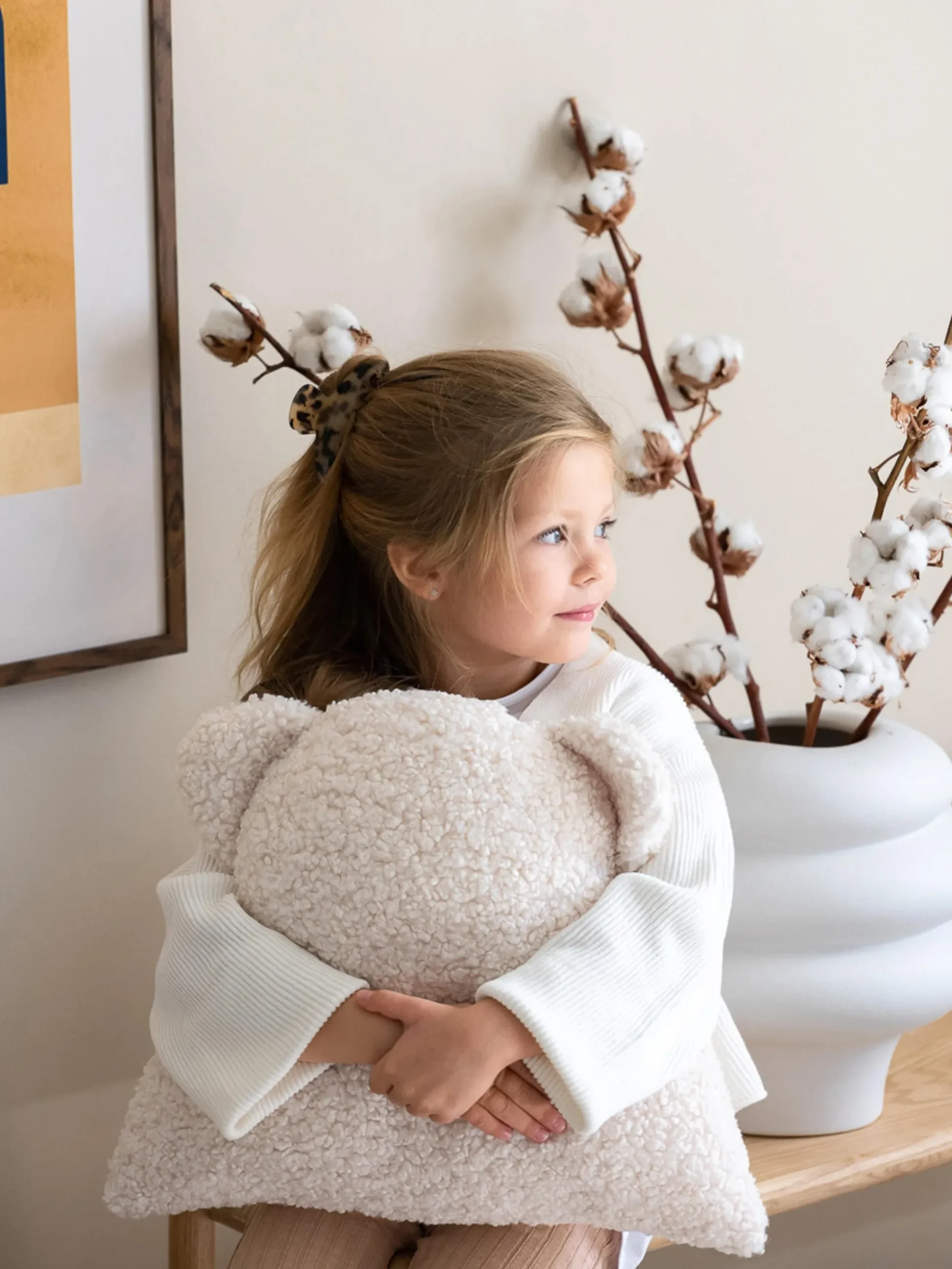 Cuscino morbido per bambini in teddy Bear