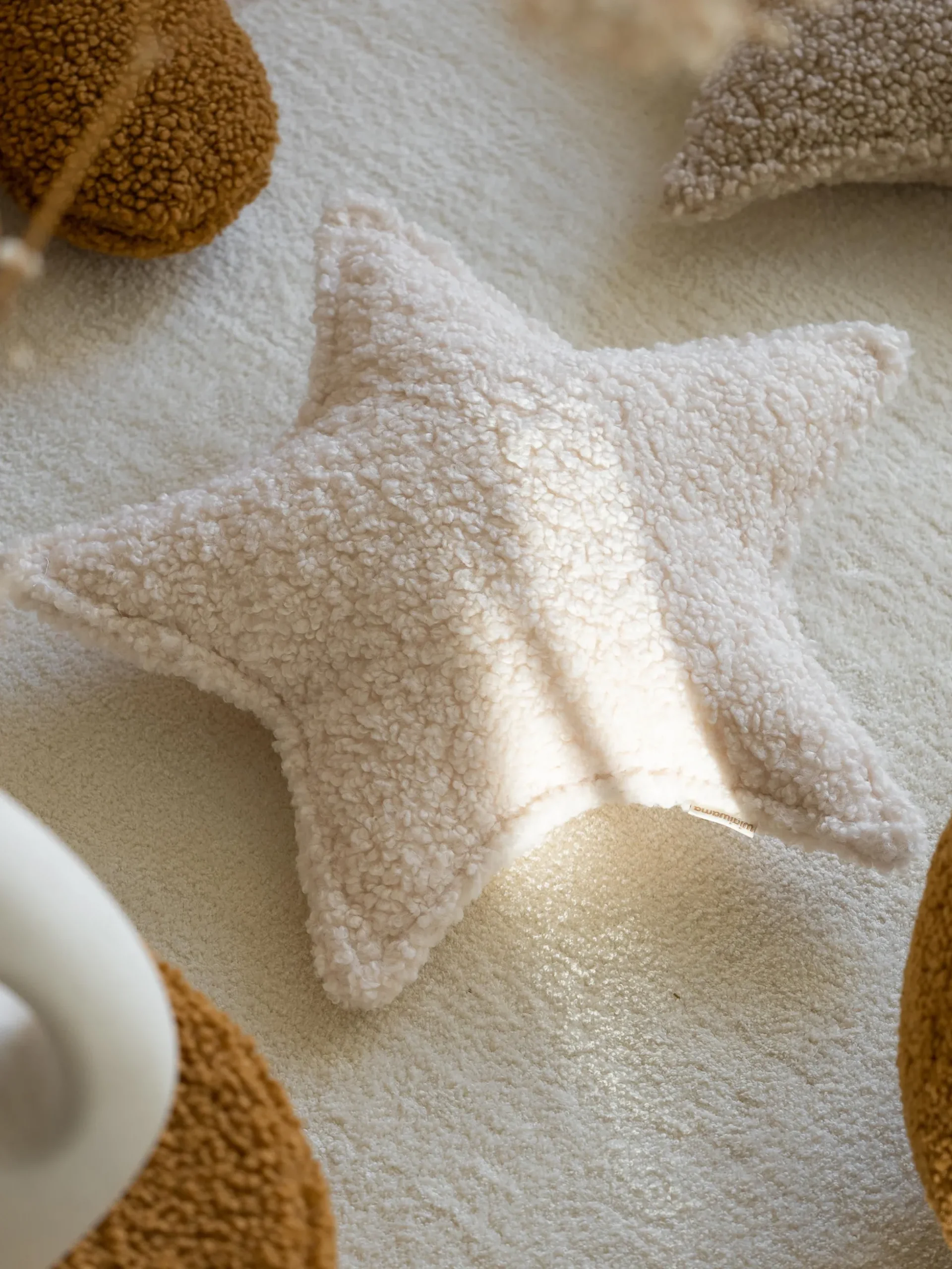 Cuscino morbido per bambini in teddy Star
