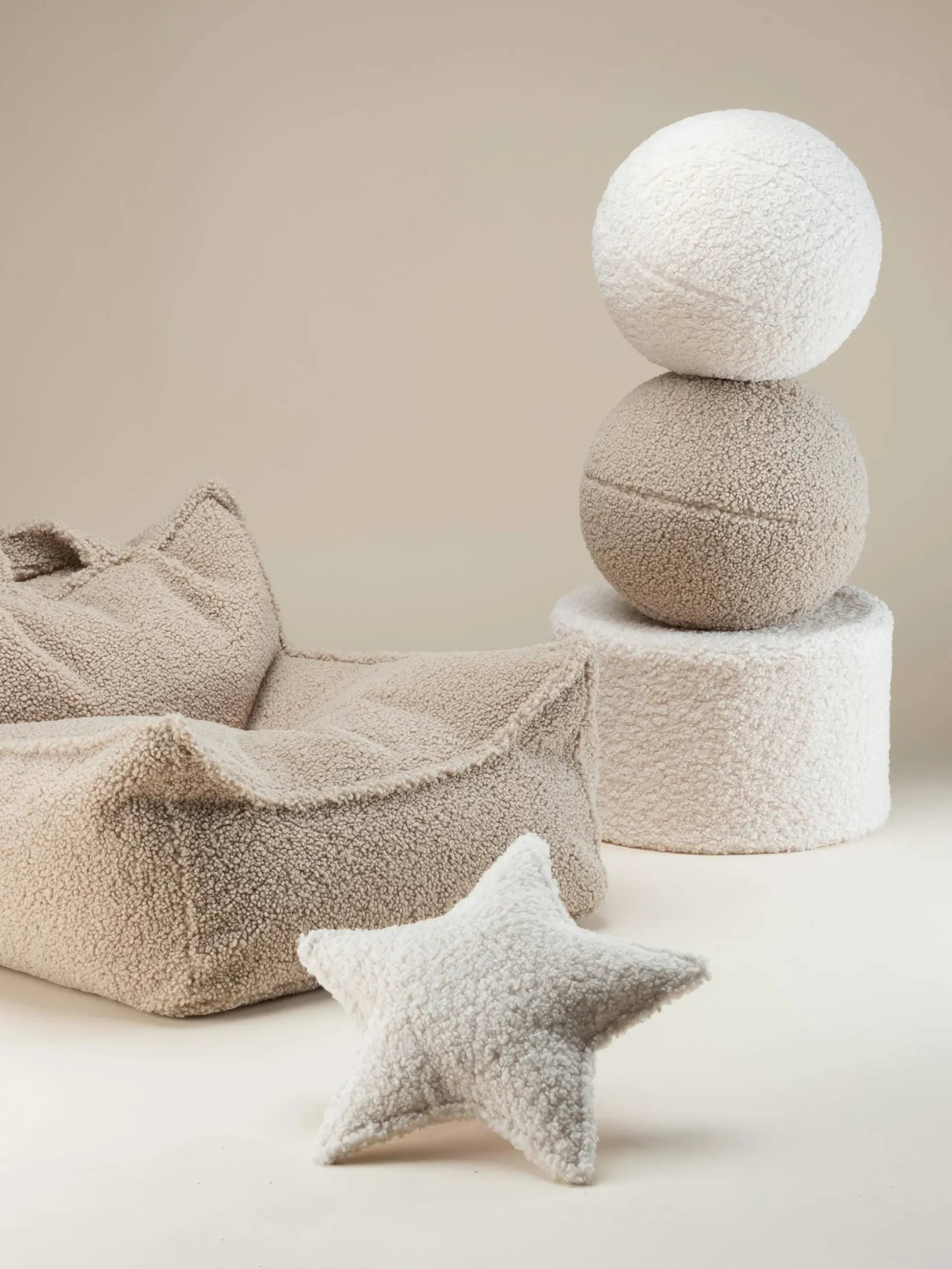 Cuscino morbido per bambini in teddy Star