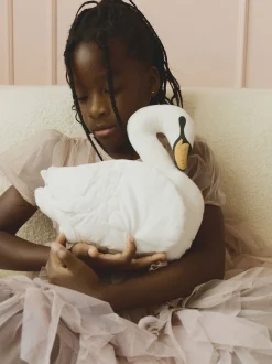 Cuscino per bambini fatto a mano Swan Lake