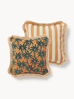 Cuscino reversibile da esterno fatto a mano Laura