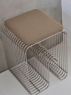 Cuscino seduta per sgabello in bouclé Curva