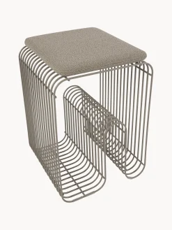 Cuscino seduta per sgabello in bouclé Curva
