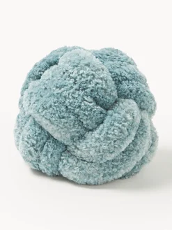 Cuscino annodato in teddy Dotty