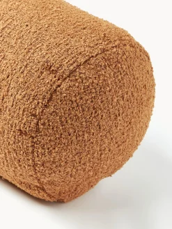 Cuscino cilindrico per divano in bouclé Sofia