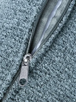 Cuscino cilindrico per divano in bouclé Sofia