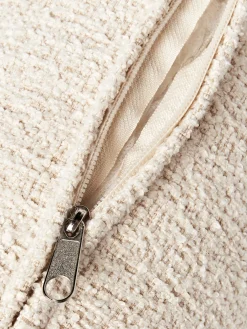 Cuscino cilindrico per divano in bouclé Sofia