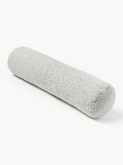 Cuscino cilindrico per divano in bouclé Sofia