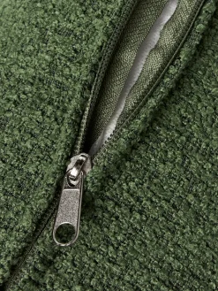 Cuscino cilindrico per divano in bouclé Sofia