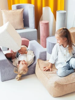 Cuscino da pavimento per bambini in velluto a coste Sugar