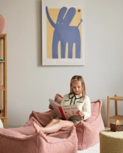 Cuscino da pavimento per bambini in teddy Sugar