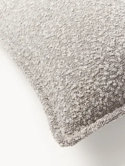 Cuscino decorativo grande in bouclé Lennon, 70 x 70 cm