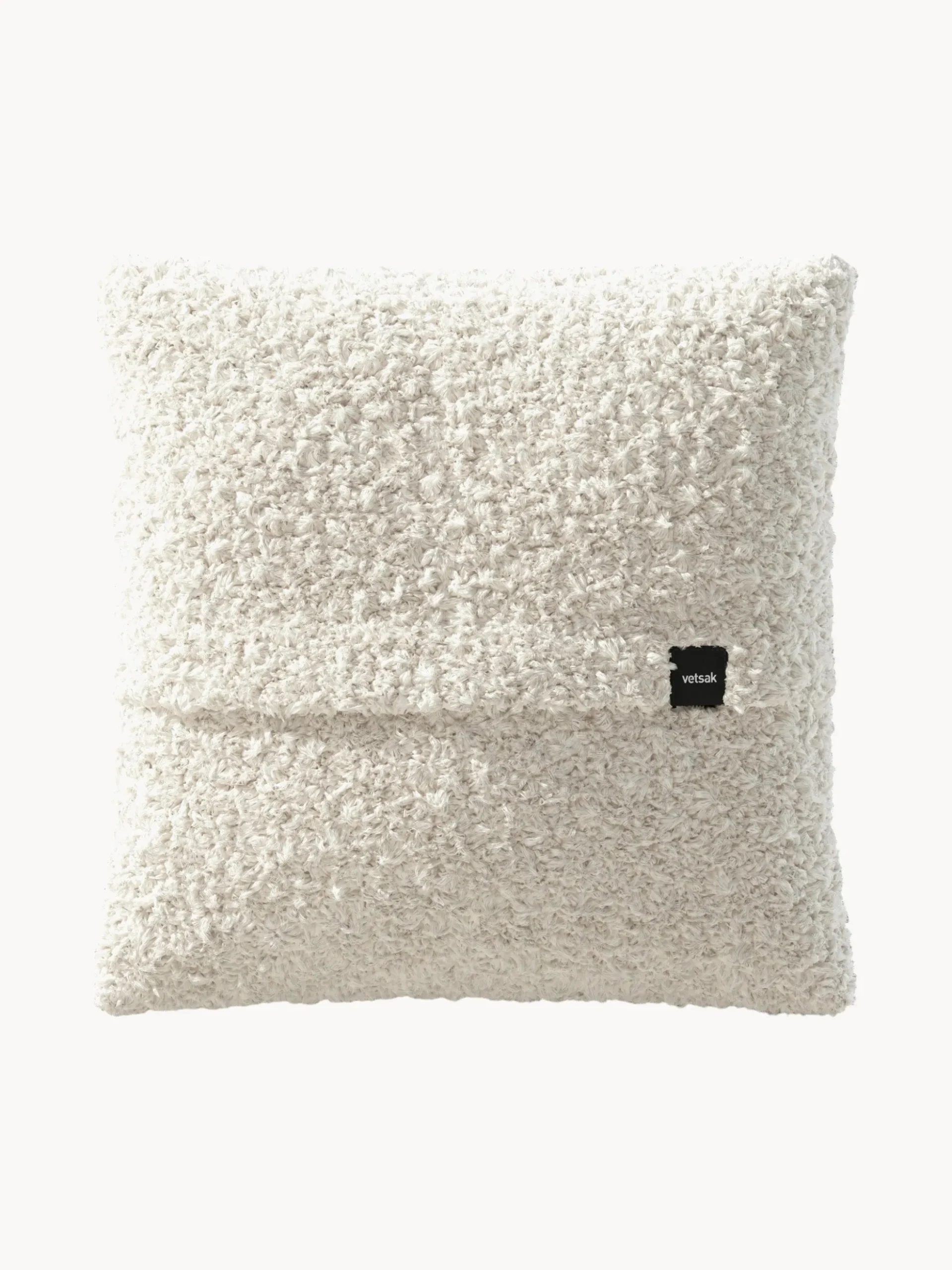 Cuscino grande in teddy Vetsak, 60 x 60 cm