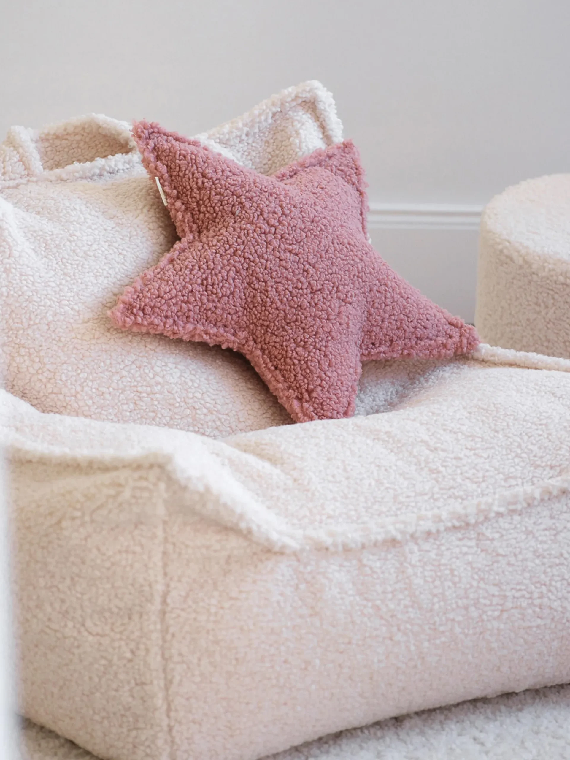 Cuscino morbido per bambini in teddy Star
