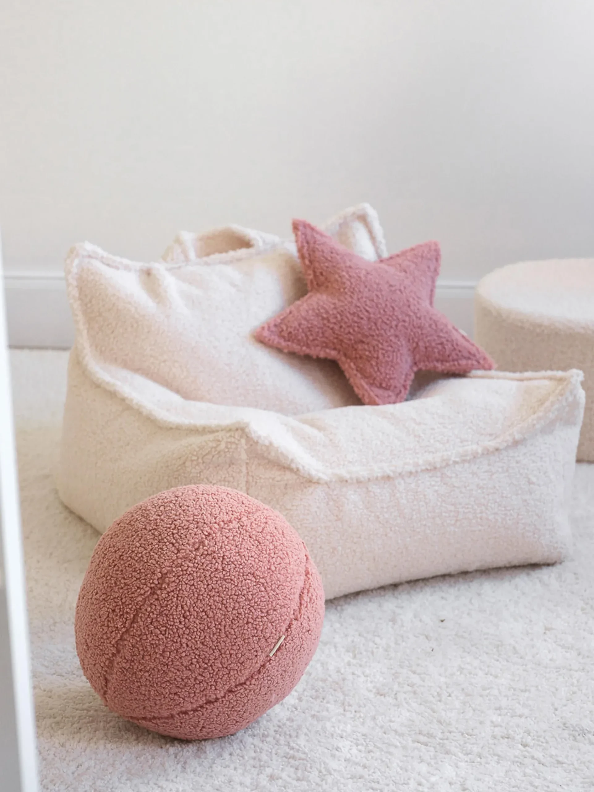 Cuscino morbido per bambini in teddy Star