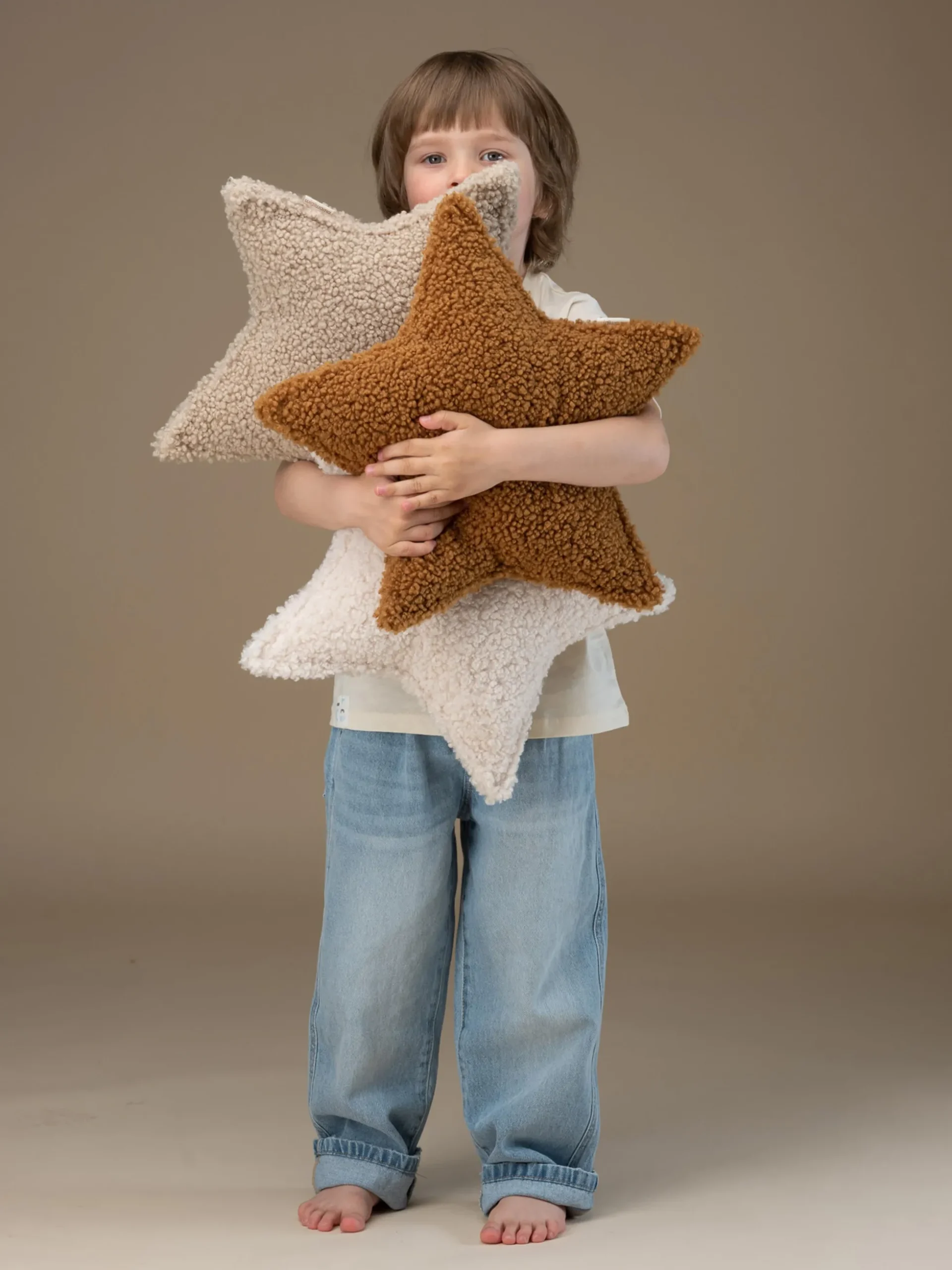 Cuscino morbido per bambini in teddy Star