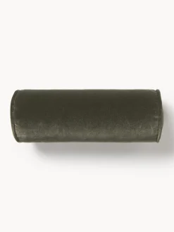 Cuscino per divano in velluto Vetsak, Ø 16 x L 40 cm