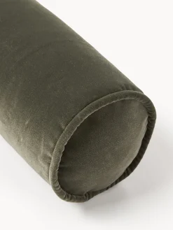 Cuscino per divano in velluto Vetsak, Ø 16 x L 40 cm