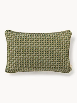 Cuscino reversibile da esterno fatto a mano Laura & Janis