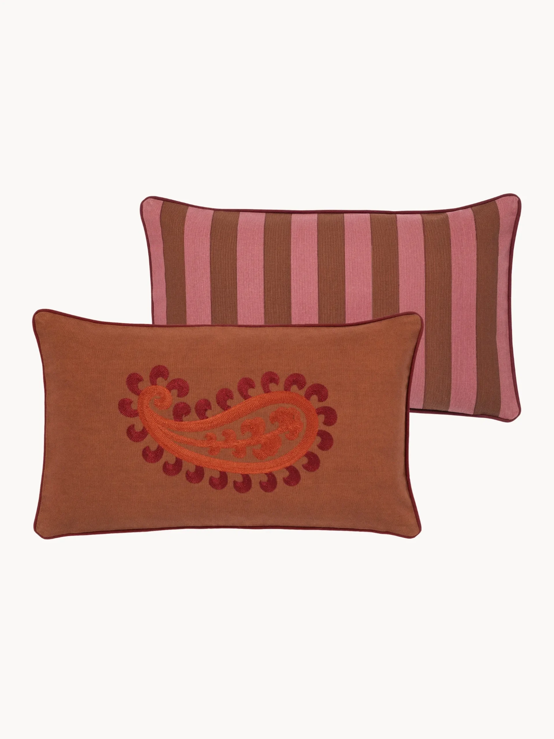 Cuscino reversibile fatto a mano Siena