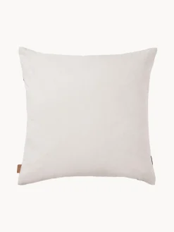 Cuscino ricamato a mano in cotone organico Pose