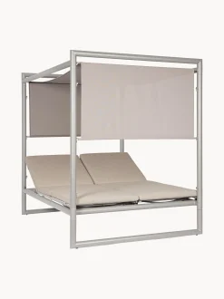 Daybed da giardino doppio con tettuccio solare Konnor
