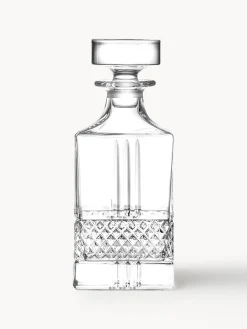 Decanter in cristallo con motivo in rilievo Calicavino, 850 ml