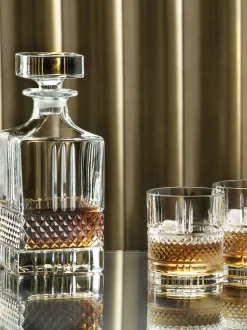 Decanter in cristallo con motivo in rilievo Calicavino, 850 ml
