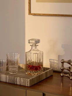 Decanter in cristallo con rilievo George, 700 ml