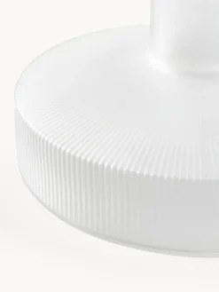 Decanter in vetro soffiato millerighe Ripple, 1,1 L