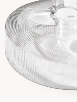 Decanter in vetro soffiato millerighe Ripple, 1,1 L