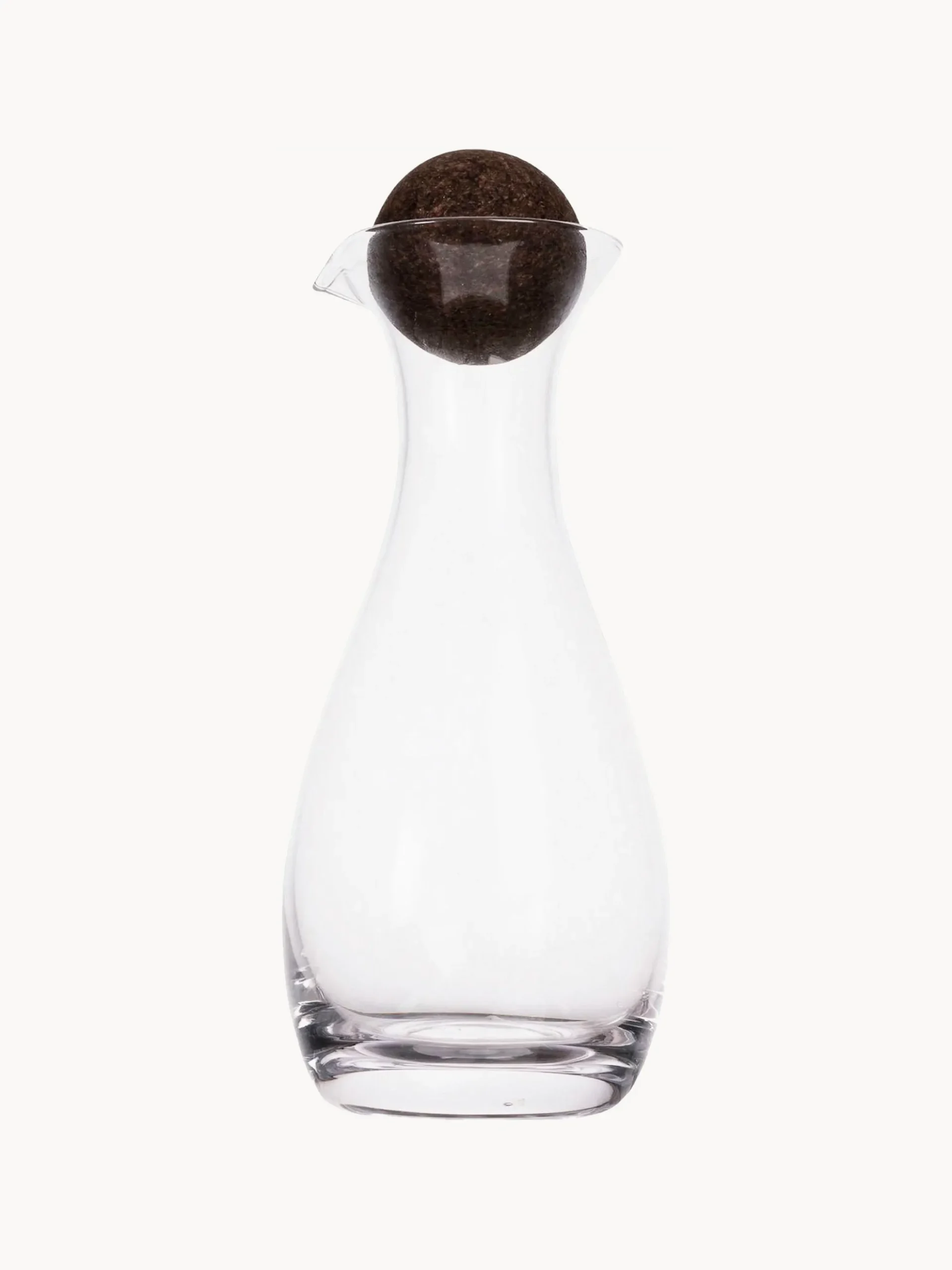Dispenser aceto e olio in vetro soffiato Nature, set da 2