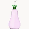 Dispenser aceto e olio in vetro borosilicato fatto a mano Vegetables