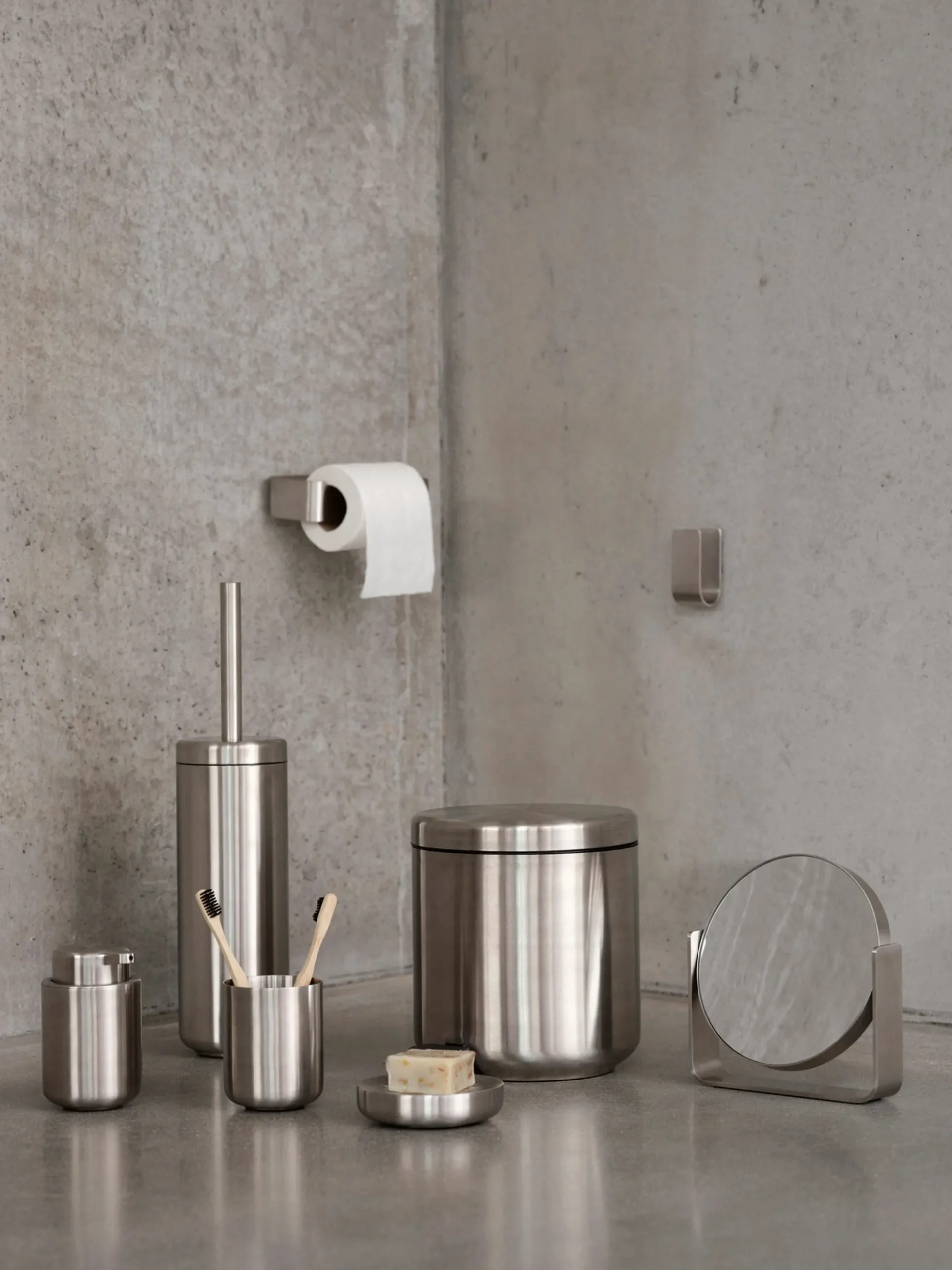 Dispenser sapone in acciaio inossidabile Ume