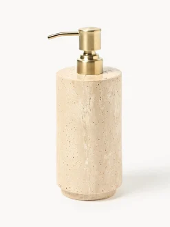 Dispenser per sapone in travertino Susan