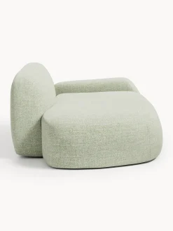 Divano 2 posti in bouclé con chaise longue Wolke
