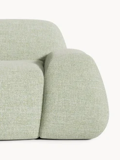 Divano 2 posti in bouclé con chaise longue Wolke
