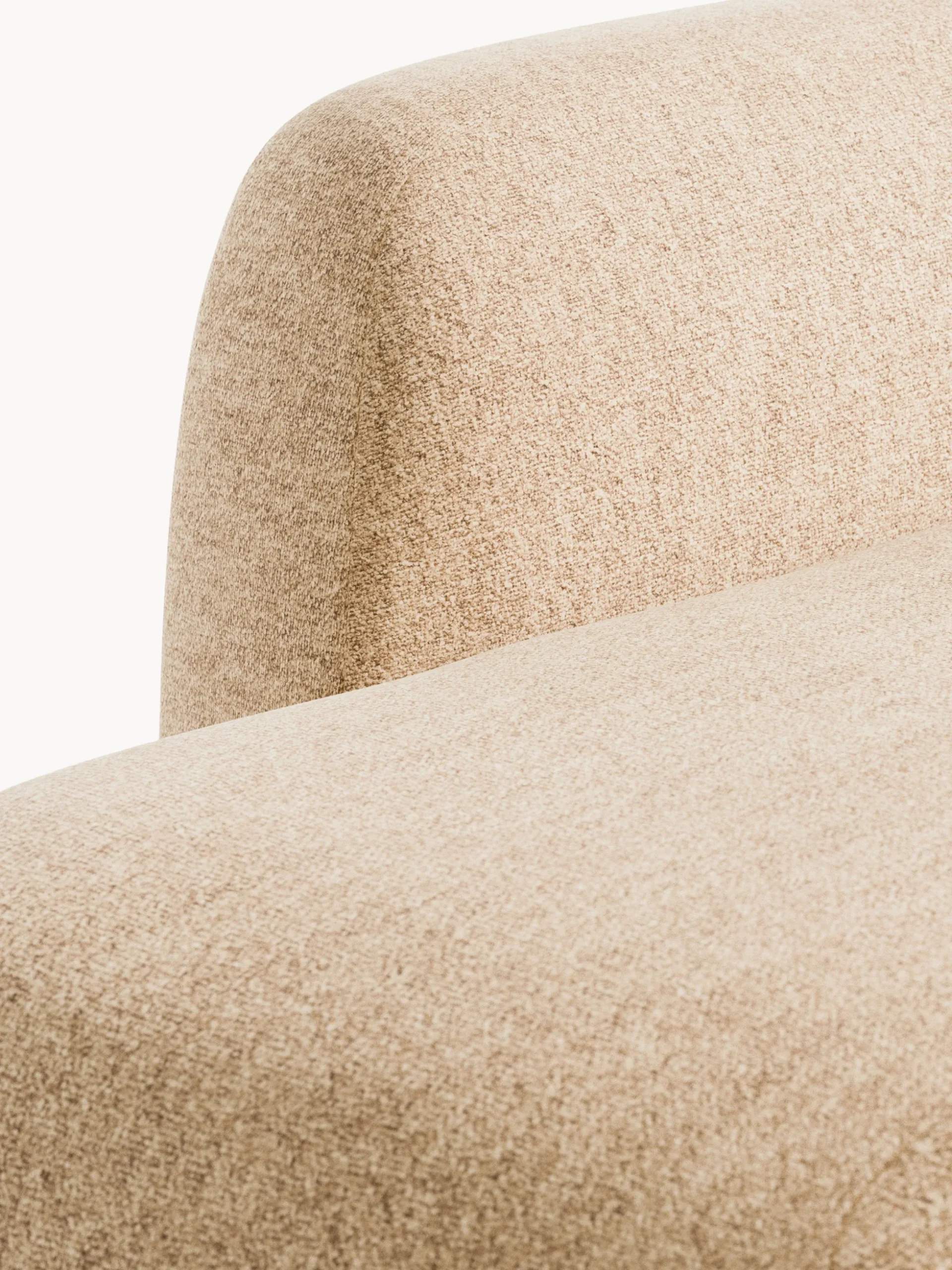 Divano 2 posti in bouclé con chaise longue Wolke