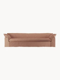 Divano 4 posti in lino Nomad, 305 cm