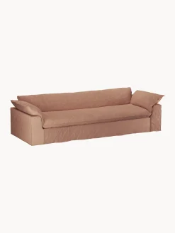 Divano 4 posti in lino Nomad, 305 cm