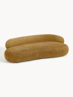 Divano 3 posti in teddy bouclé Alba