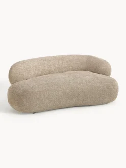 Divano 2 posti in teddy bouclé Alba
