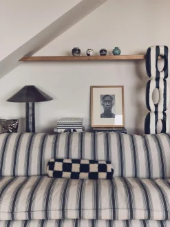 Divano 3 posti Nomad: 204 cm - Rocco, Chalkstripe