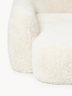 Divano angolare 4 posti componibile XL con chaise longue in teddy Wolke