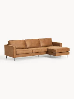 Divano angolare 3 posti in pelle Hunter